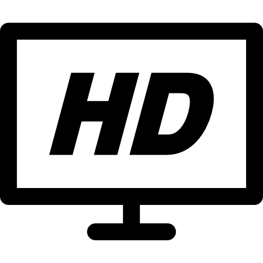 hd-televisie  icoon