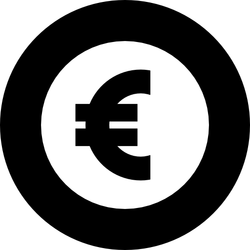 euro coin  Ícone