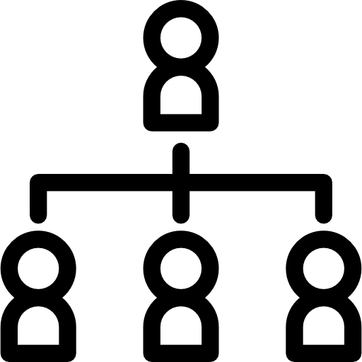 poziomy hierarchii  ikona