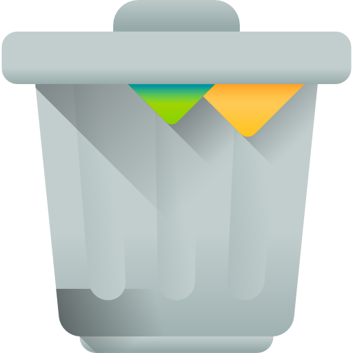 Trash 3D Color icon