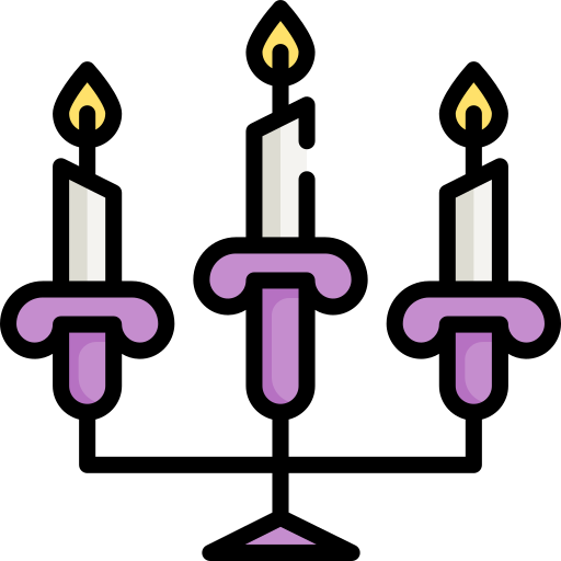 촛대 Special Lineal color icon