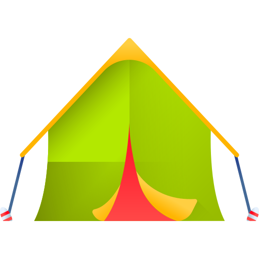 텐트 3D Color icon