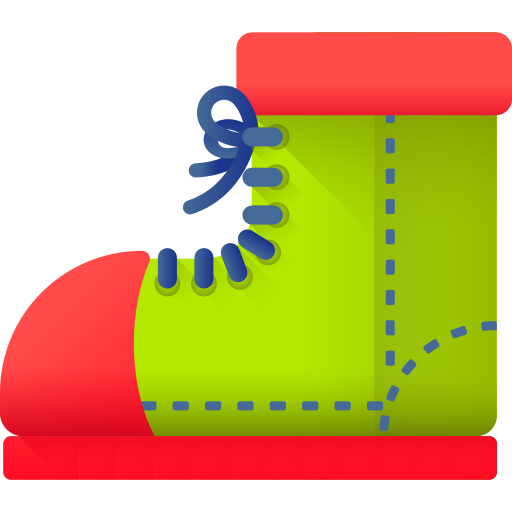 ブーツ 3D Color icon