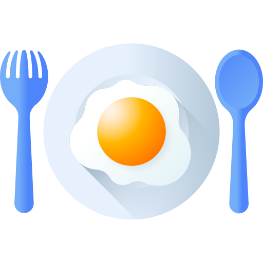 食べ物 3D Color icon