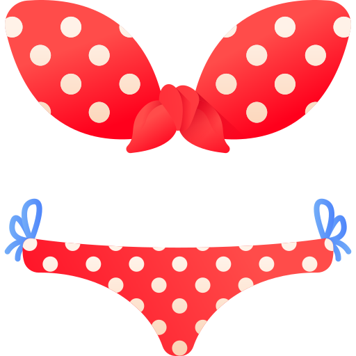 bikini 3D Color icon