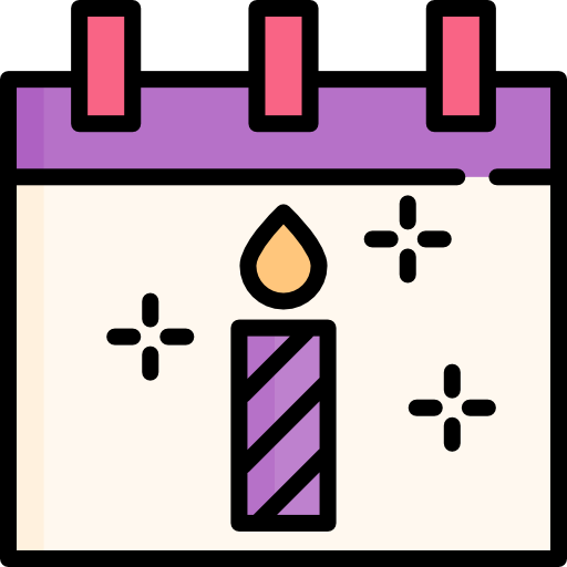 誕生日とパーティー Special Lineal color icon