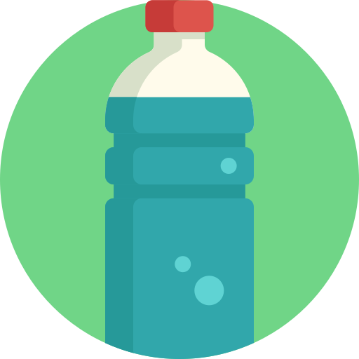 Water bottle Detailed Flat Circular Flat icon