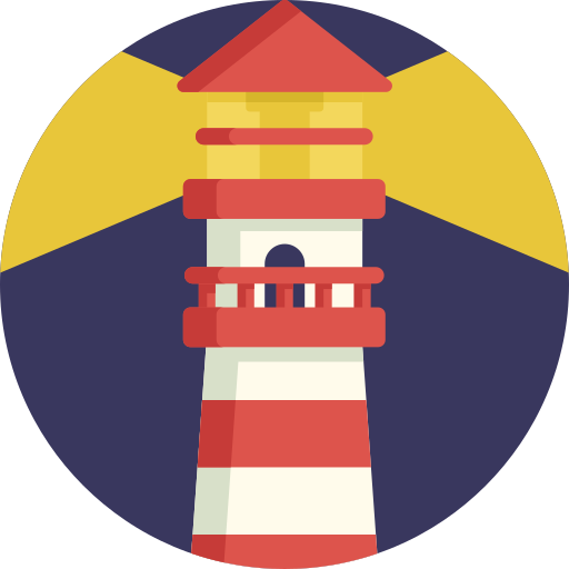 灯台 Detailed Flat Circular Flat icon