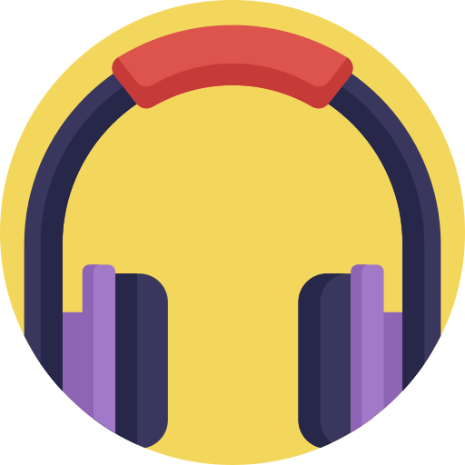 Headset Detailed Flat Circular Flat icon