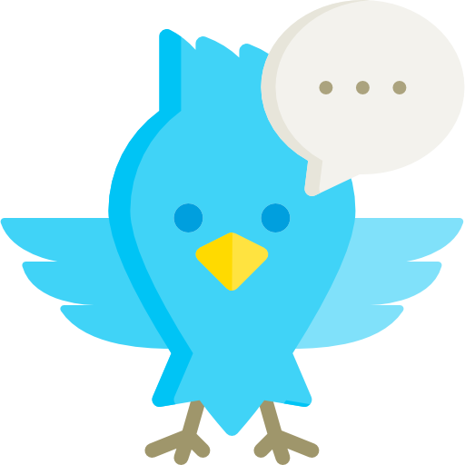 twitter Special Flat Icône