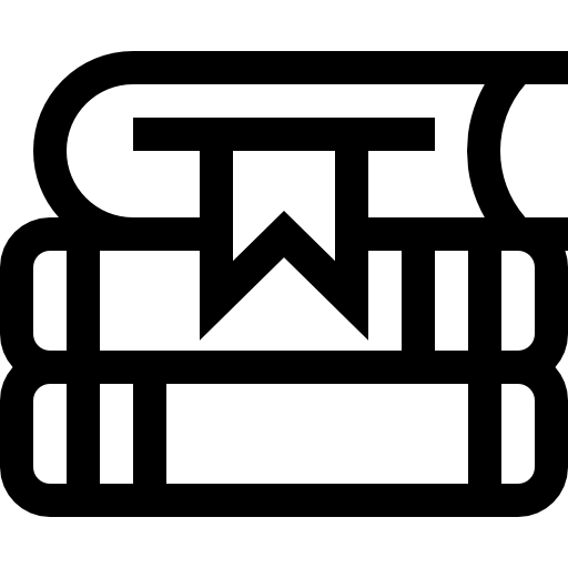 bücher Basic Straight Lineal icon