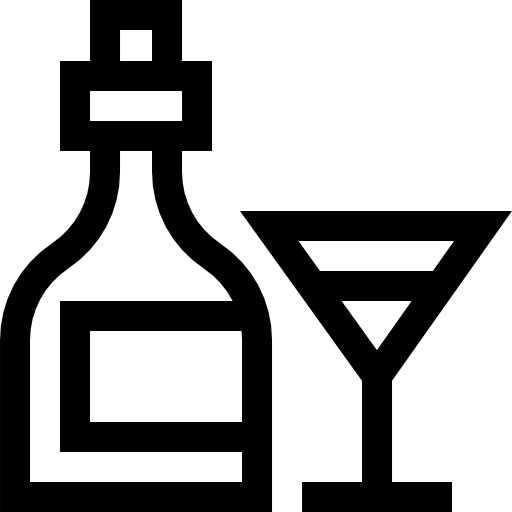 cóctel Basic Straight Lineal icono