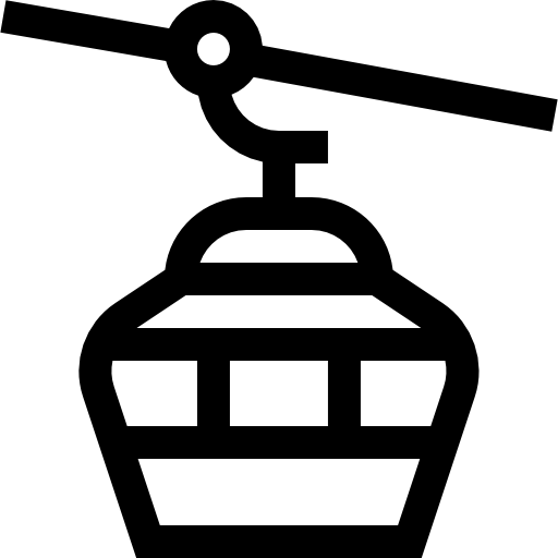 seilbahn Basic Straight Lineal icon