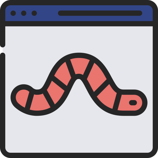 Worm Juicy Fish Soft-fill icon