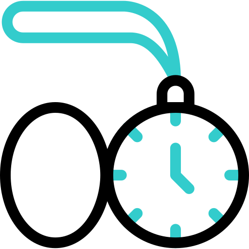 orologio da tasca Basic Accent Outline icona