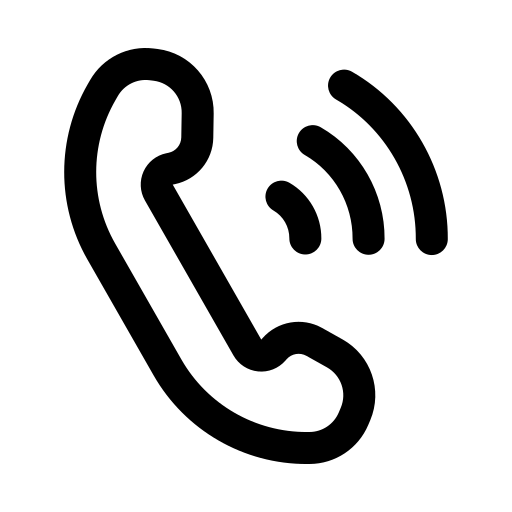 anruf Generic black outline icon