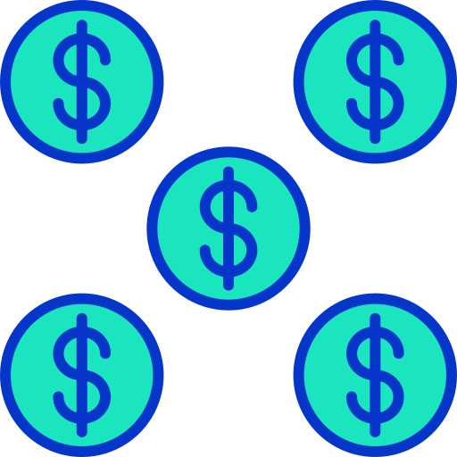 dinero Generic color lineal-color icono