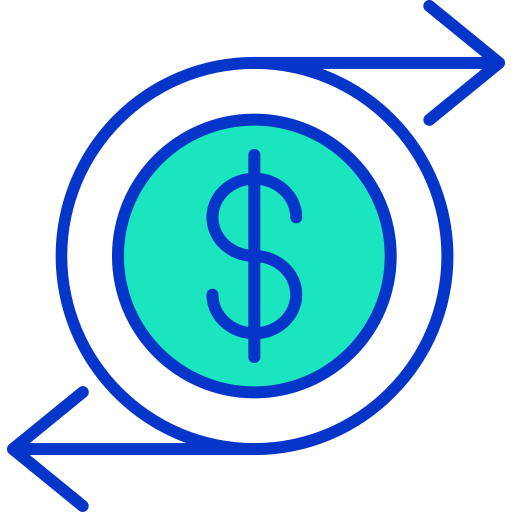 Cash flow Generic color lineal-color icon