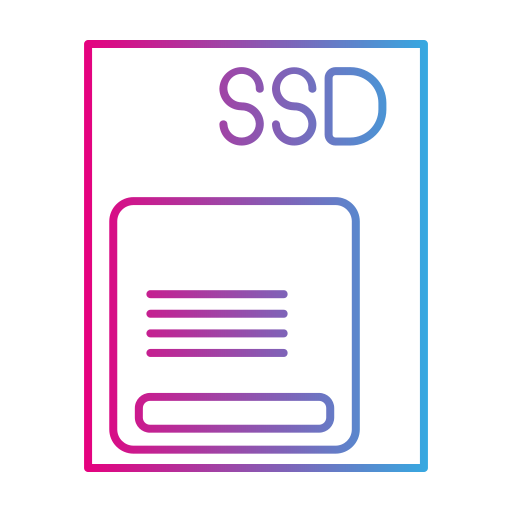 Ssd card Generic gradient outline icon