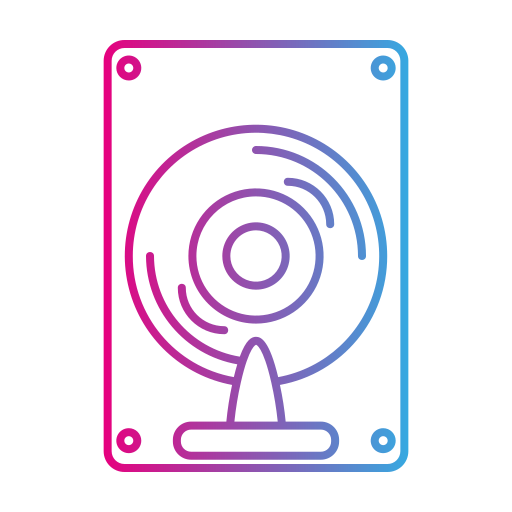 disco duro Generic gradient outline icono