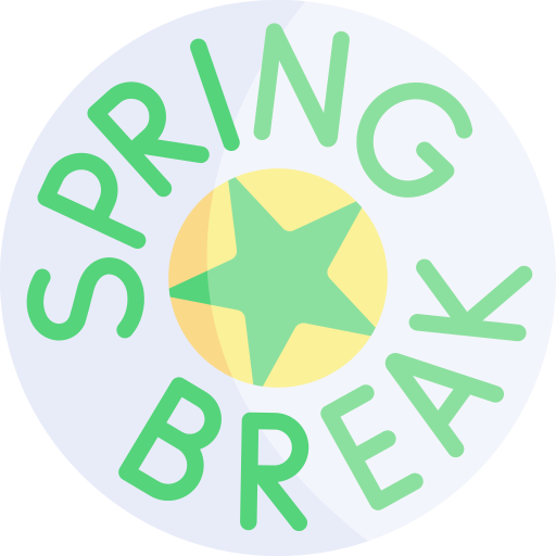Spring break Kawaii Flat icon