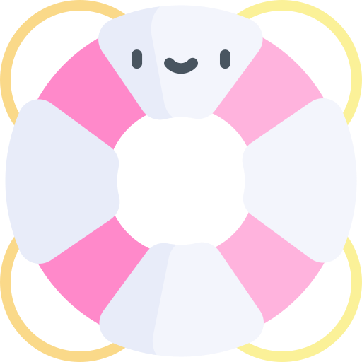 구명 부표 Kawaii Flat icon