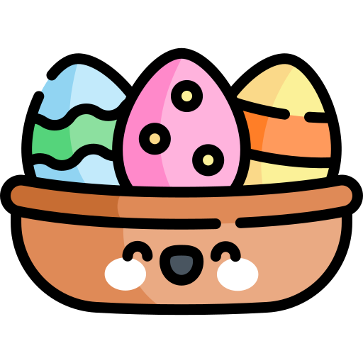 ostern Kawaii Lineal color icon