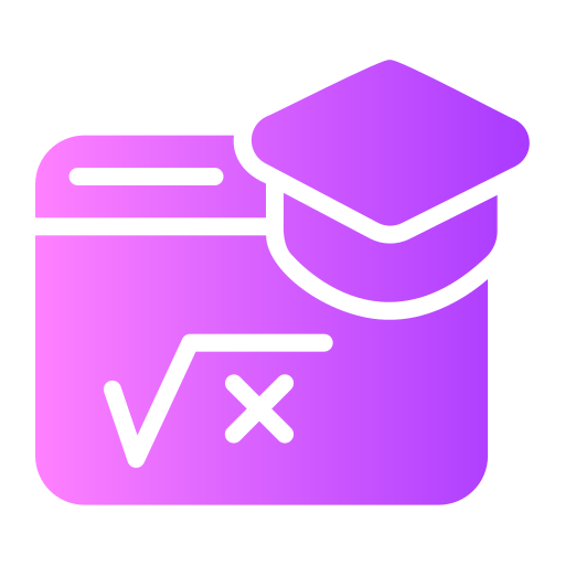 Maths Generic gradient fill icon