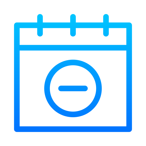 kalender Generic gradient outline icon