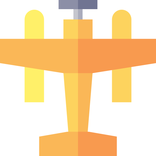 wasserflugzeug Basic Straight Flat icon