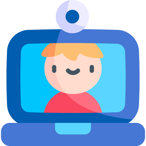 Videocall Kawaii Flat icon