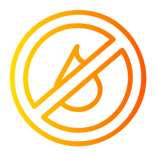 No fire allowed Generic gradient outline icon