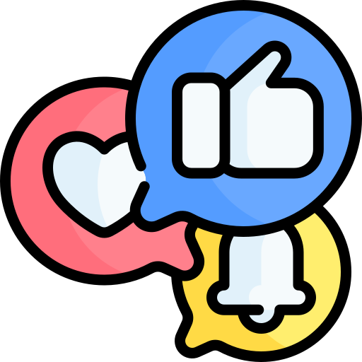 Social media Kawaii Lineal color icon