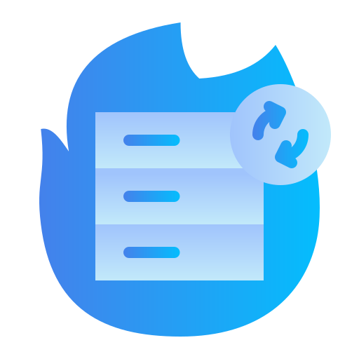 Disaster recovery Generic gradient fill icon