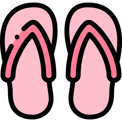 sandały Detailed Rounded Lineal color ikona