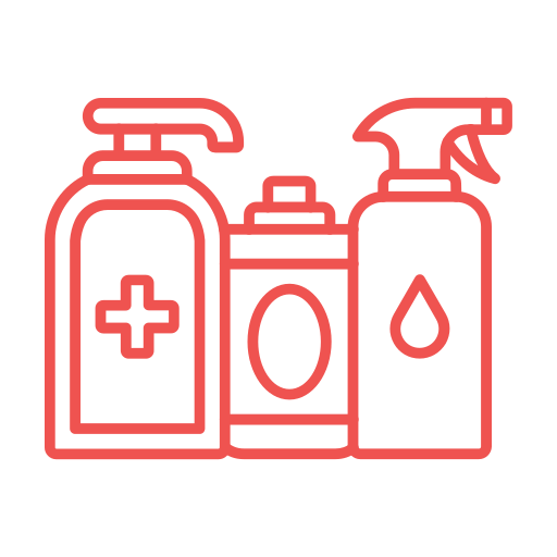 Hygiene products Generic color outline icon