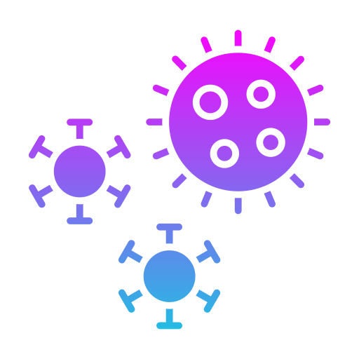 virus Generic gradient fill icona