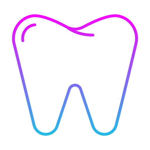 denti Generic gradient outline icona
