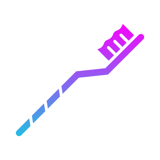 cepillo de dientes Generic gradient fill icono