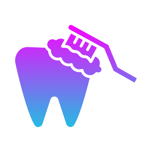 mycie zębów Generic gradient fill ikona
