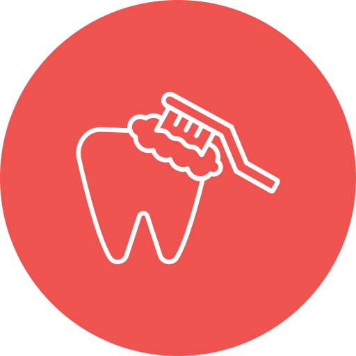 mycie zębów Generic color fill ikona