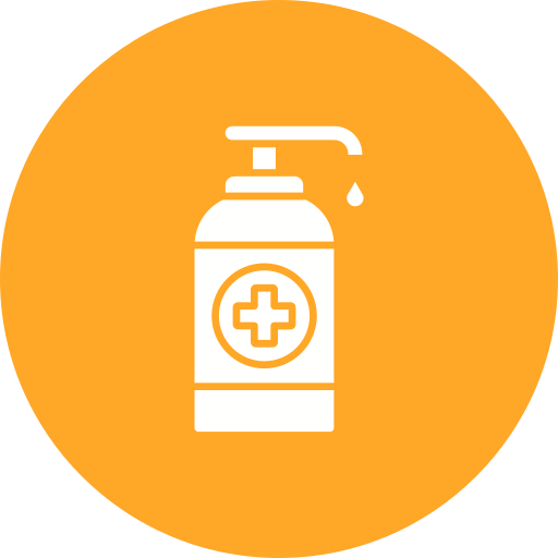 Hand sanitizer Generic color fill icon