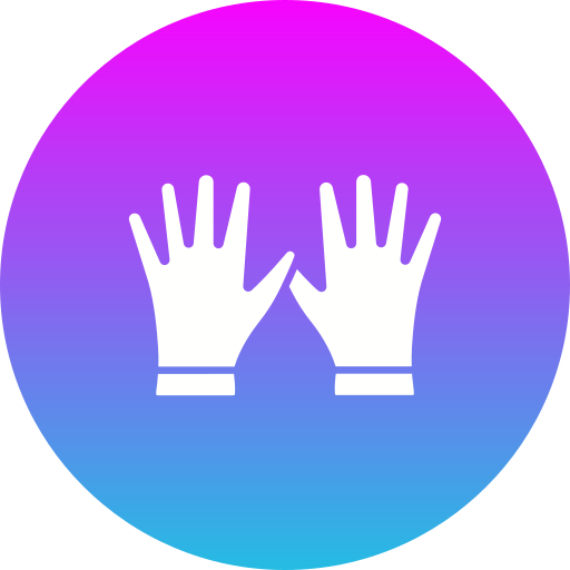 Чистящие перчатки Generic gradient fill иконка