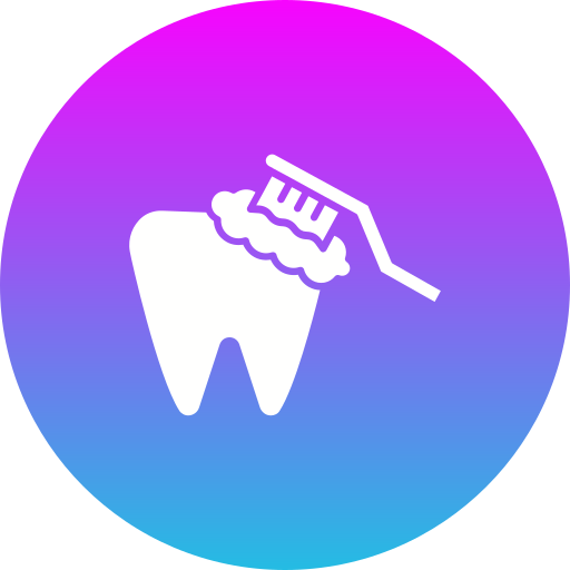 mycie zębów Generic gradient fill ikona