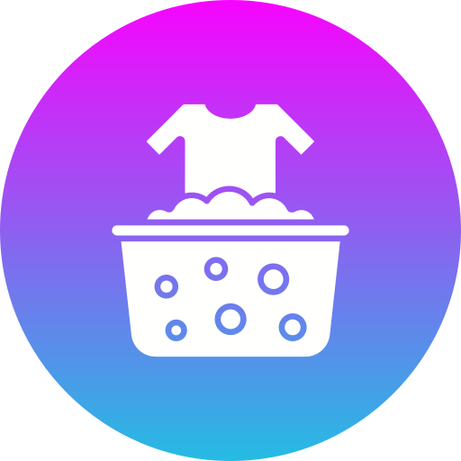 Washing clothes Generic gradient fill icon