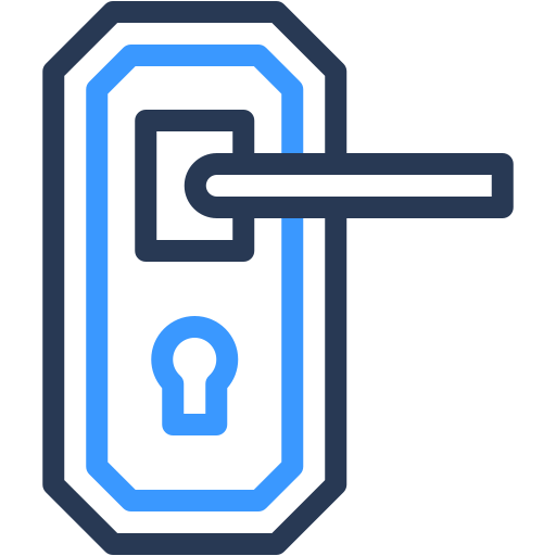 deurklink Generic color outline icoon