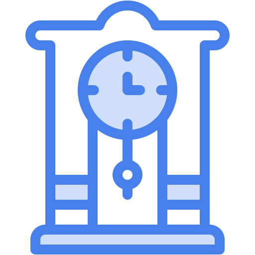 Grandfather clock Generic color lineal-color icon