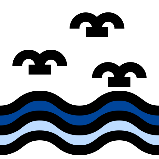 Река Generic color lineal-color иконка