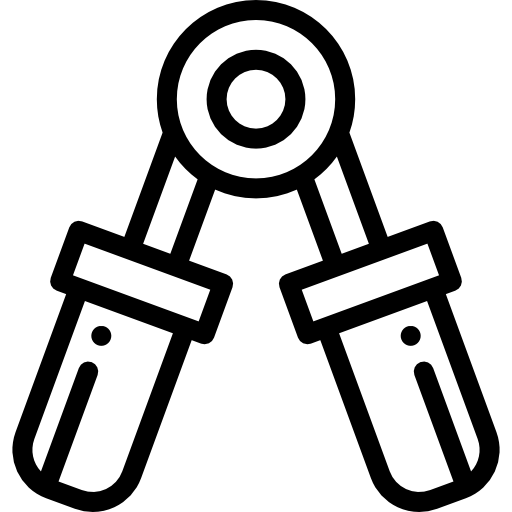 impugnatura Detailed Rounded Lineal icona