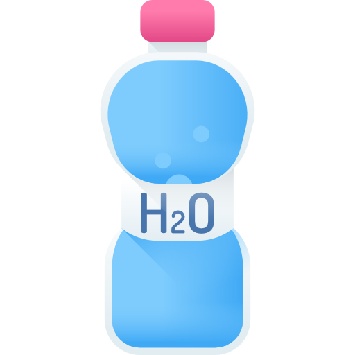 bouteille d'eau 3D Color Icône